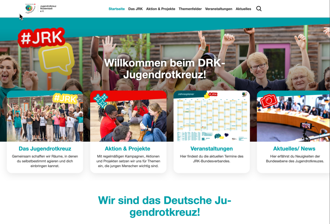 Screenshot JRK Layout